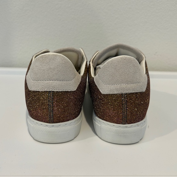 ZADIG & VOLTAIRE LA Flash sneakers, glitter fabrics, size 38, New with Box - Picture 6 of 11